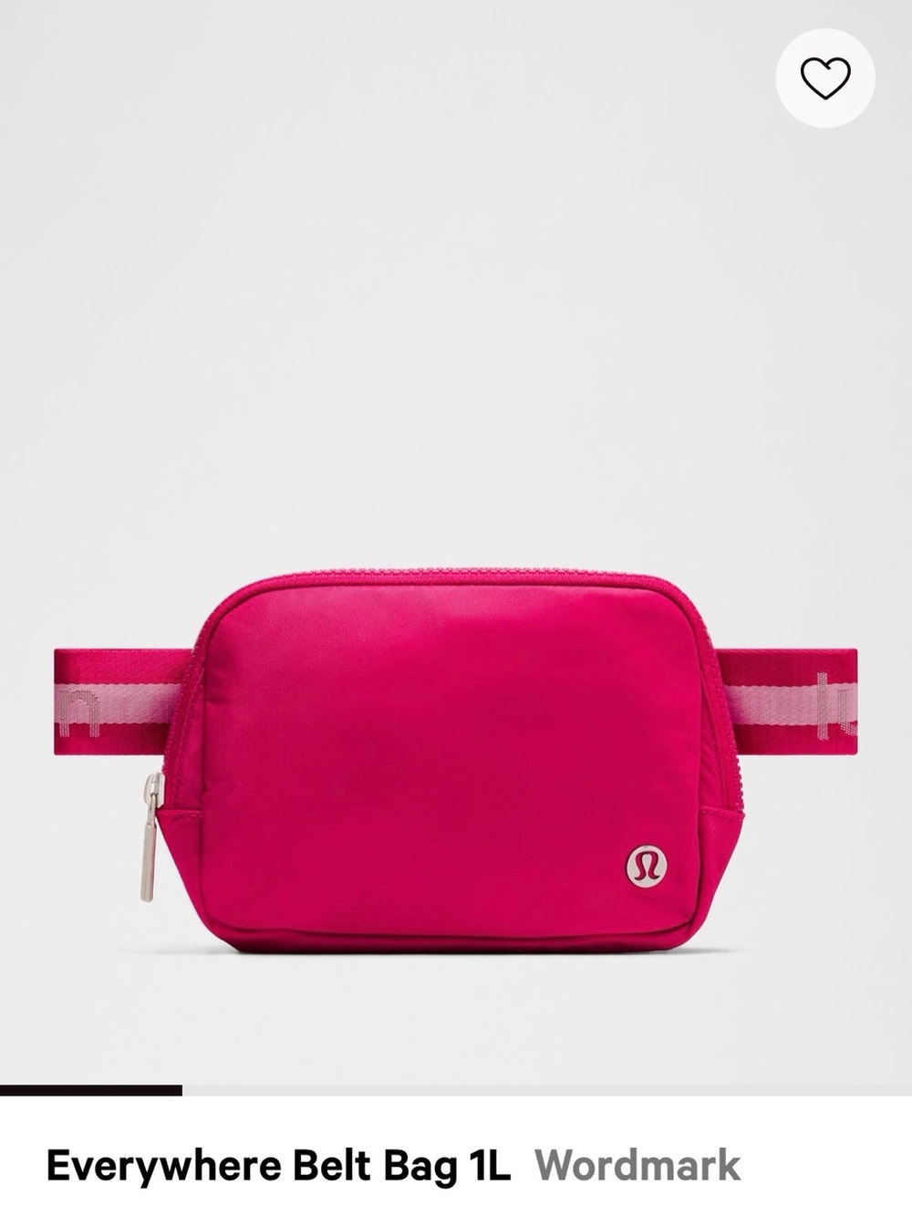 lululemon athletica Everywhere Belt Bag - SOLD OUT Pink Mist